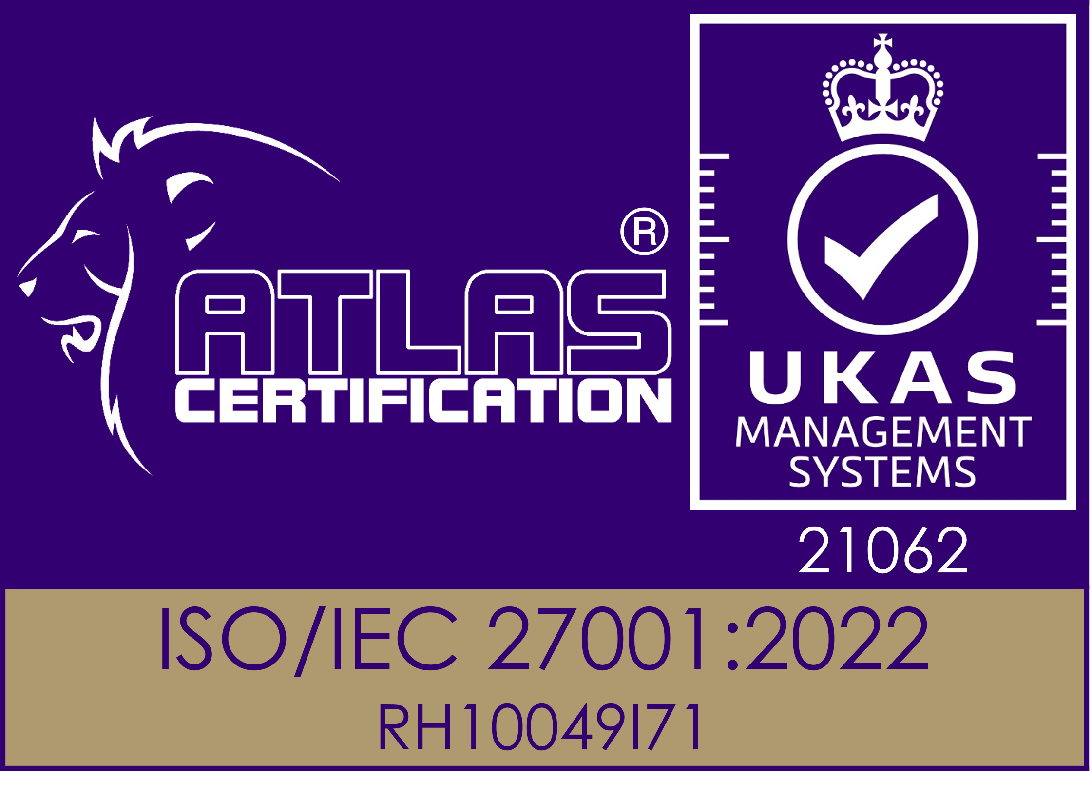 ISO certificate badge