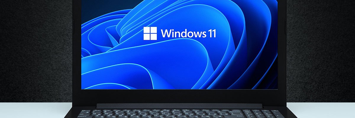 Windows 11 on a Laptop Screen