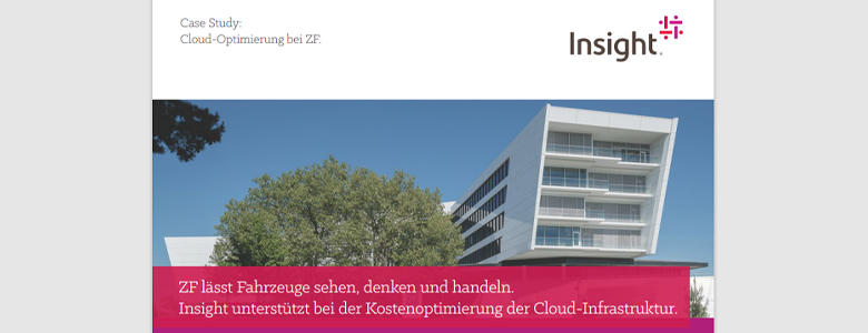 Article Case Study: Cloud-Optimierung bei ZF Image
